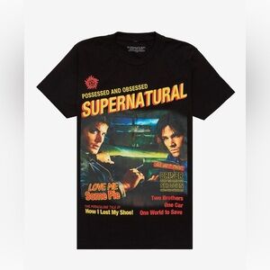 Supernatural Winchester Brothers Poster T-shirt - Hot Topic Size M